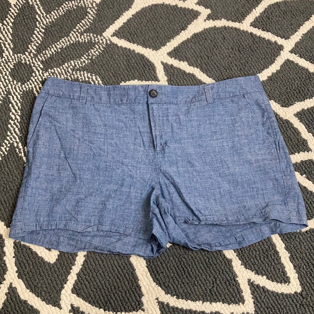 Merona 100% Cotton Linen Short Size 12